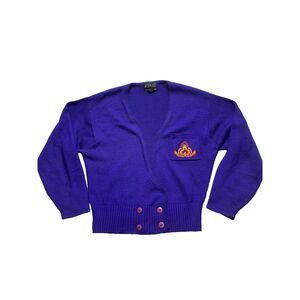 Attaché by‎ Herman Geist Sweater Womens Medium Hand Embroidered Cottagecore Lady